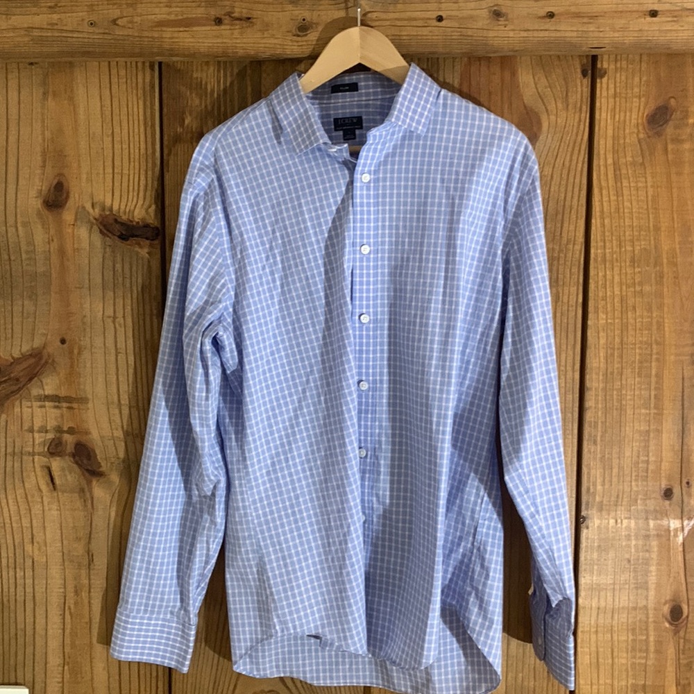 JCrew Slim Wrinkle-Free Shirt